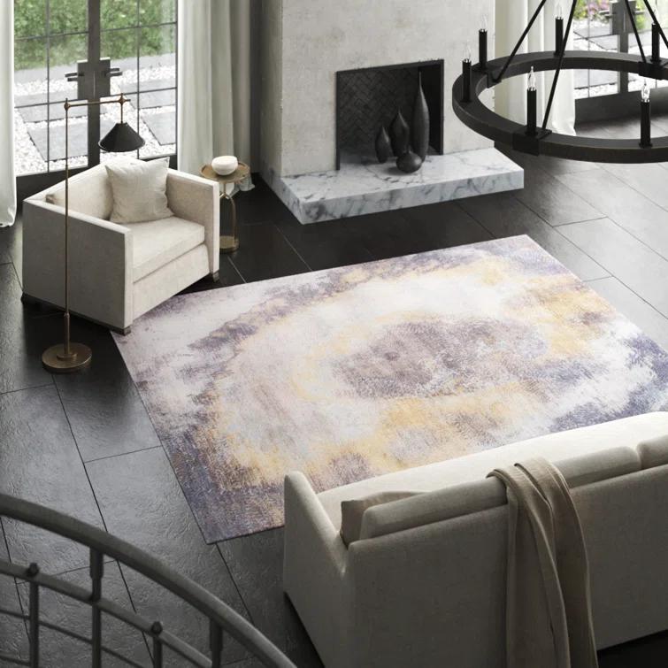 Cosmo Hand Knotted Abstract Rug