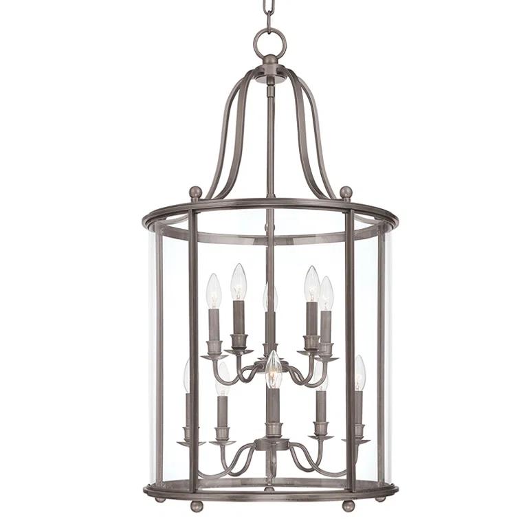 Mansfield 10 - Light Lantern Drum Chandelier