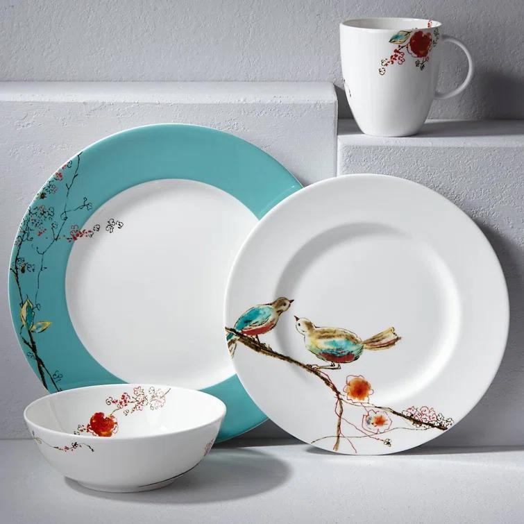 Lenox Lenox Chirp 4 Piece Bone China Place Setting Set, Service for 1