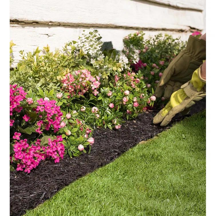 Evergreen Enterprises, Inc Perma Mulch Recycled Rubber Garden Border Edging, 120" L