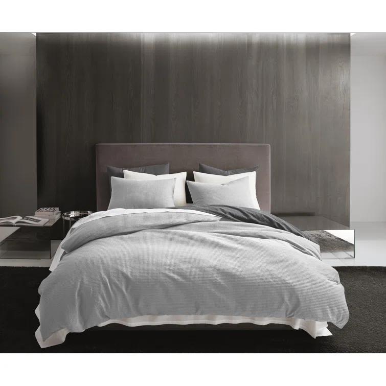 Vera Wang Vera Wang Waffle Pique Solid Cotton Comforter Set