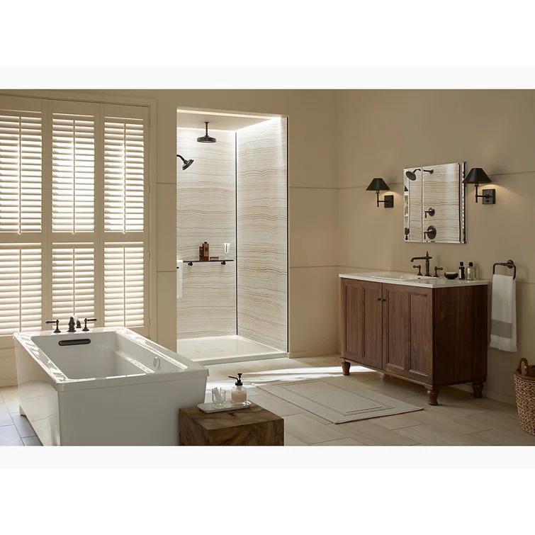 CLC Aluminum Two-Door Medicine Cabinet With Mirrored Doors, Beveled Edges
