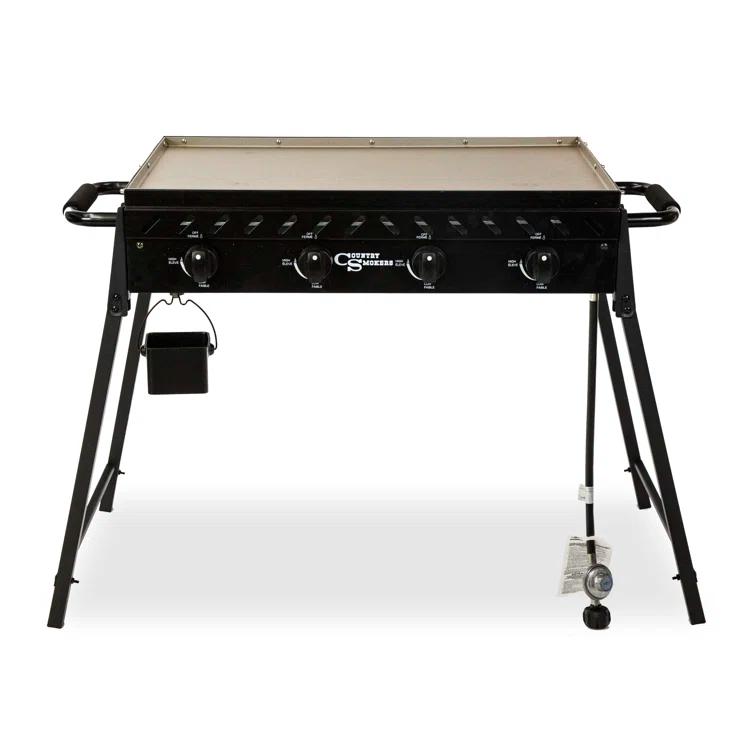 Country Smokers 4 - Burner Flat Top Gas Griddle