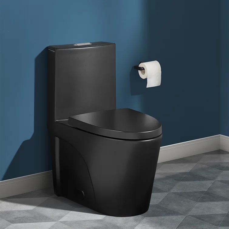 St. Tropez One Piece Elongated Toilet Dual Vortex Flush 1.6 GPF