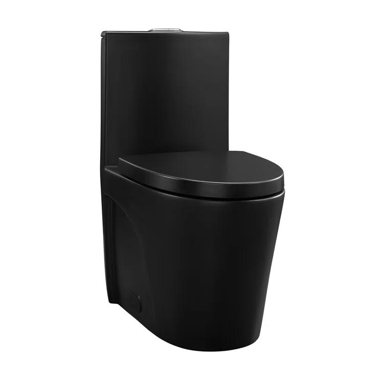 St. Tropez One Piece Elongated Toilet Dual Vortex Flush 1.6 GPF