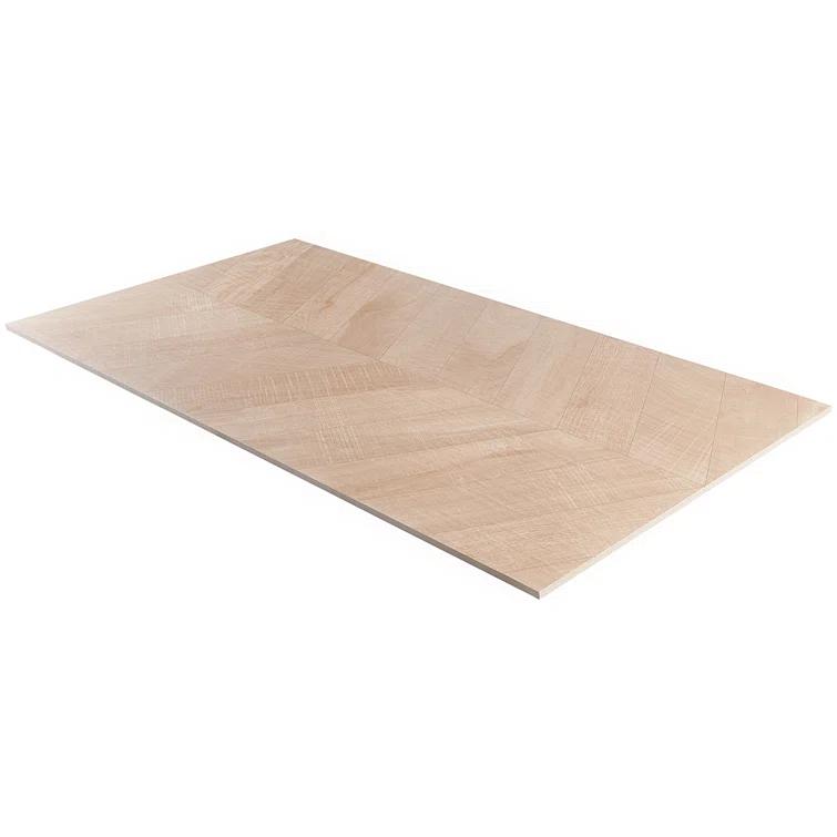 Chevron 24 in. x 48 in. Matte Porcelain Floor and Wall Tile (15.49 Sq. Ft. / Case)