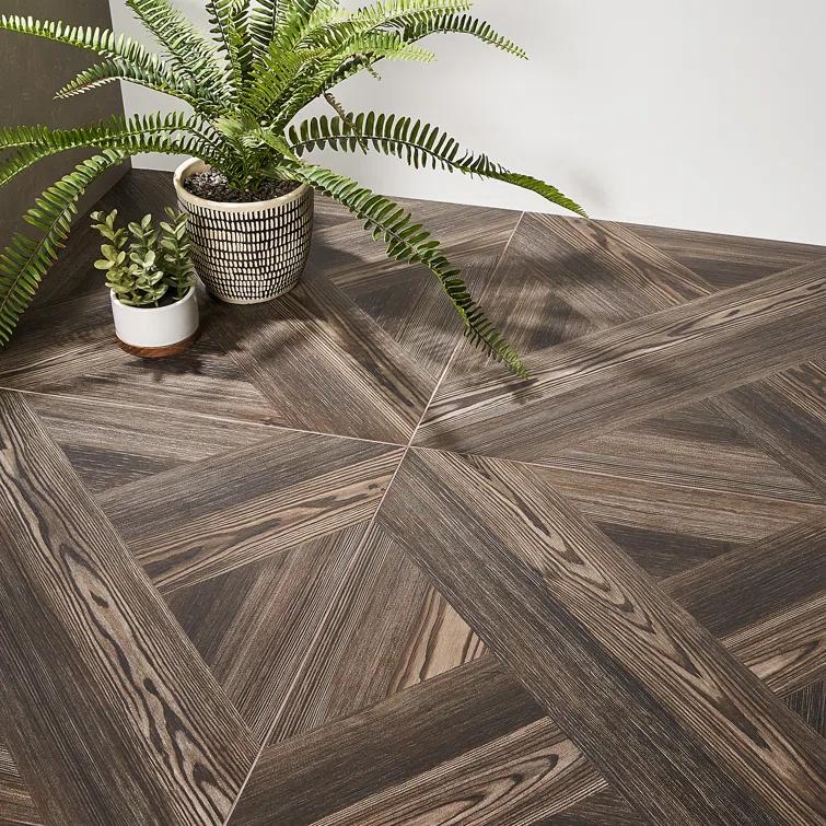 Bond Tile Evergreen 24" x 24" Porcelain Wood Look Wall & Floor Tile (11.62 Sq. ft./ Case) & Reviews | Wayfair