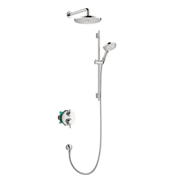 Raindance Thermostatic Complete Shower System with Rough-in Valve
