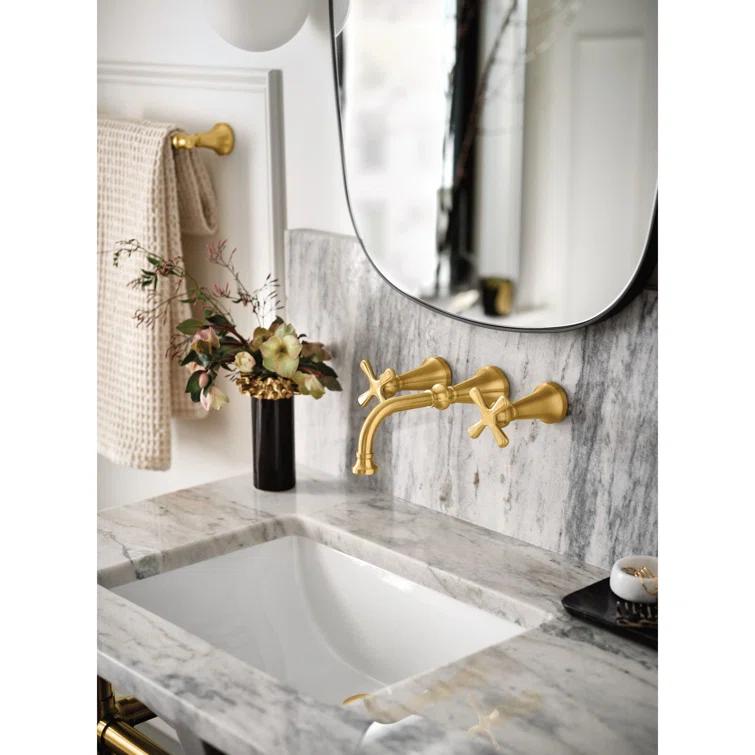 Moen Colinet Wall Mounted Bathroom Faucet Trim Kit, Valve Required