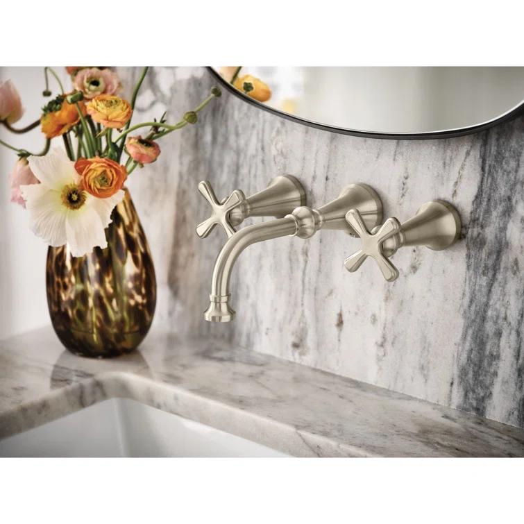 Moen Colinet Wall Mounted Bathroom Faucet Trim Kit, Valve Required