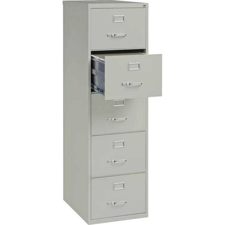 Fortress 18'' Wide 5 -Drawer Steel File Cabinet