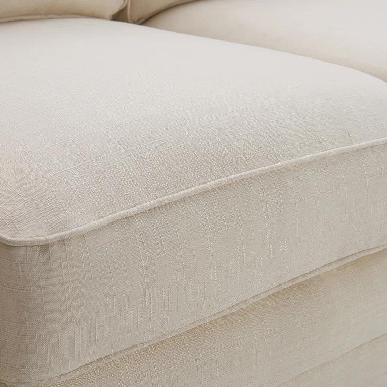 Serta Copenhagen 78" Rolled Arm Sofa, Easy Care Fabric, Soft Pillow Back, Pocket Coil Seat Cushions