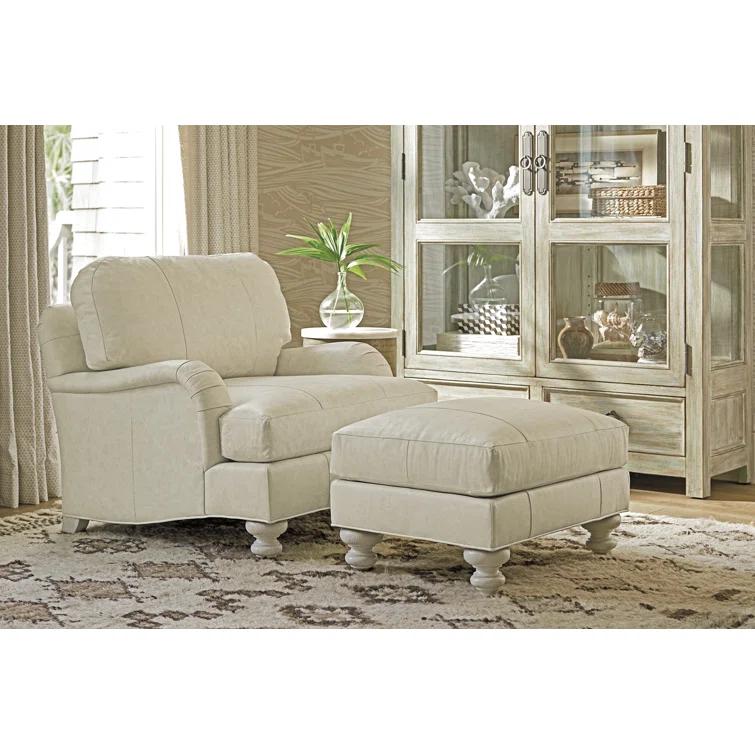Tommy Bahama Home Ocean Breeze Gilmore Leather Chair