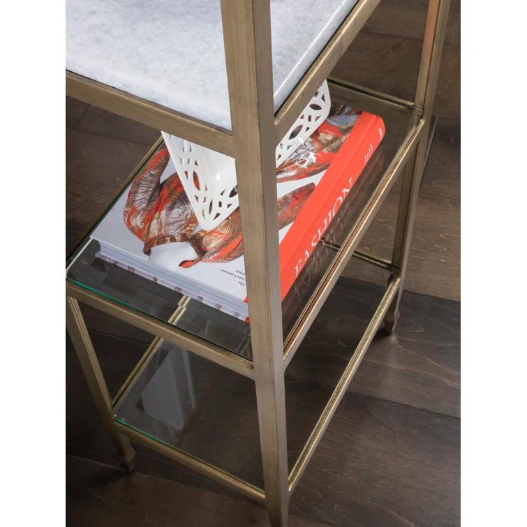 Artistica Home Signature Designs Sashay Gold Slim Etagere