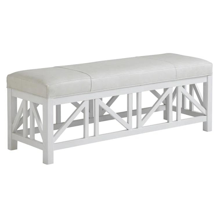 Ocean Breeze Birkdale Leather Bench