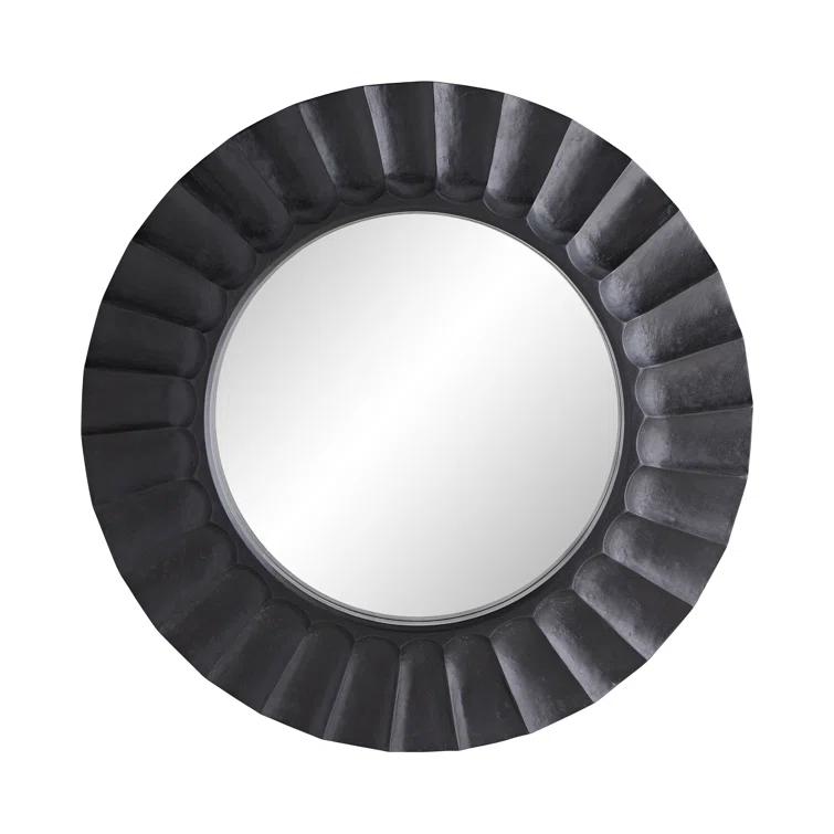 Arteriors Blake Round Mirror - Black