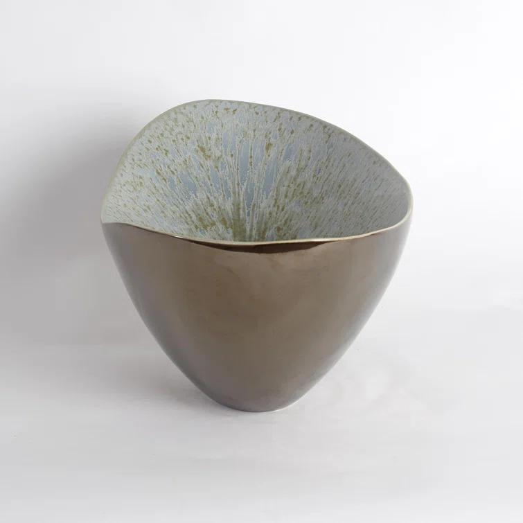 Marta's Bowl-Bronze Reactive Blue