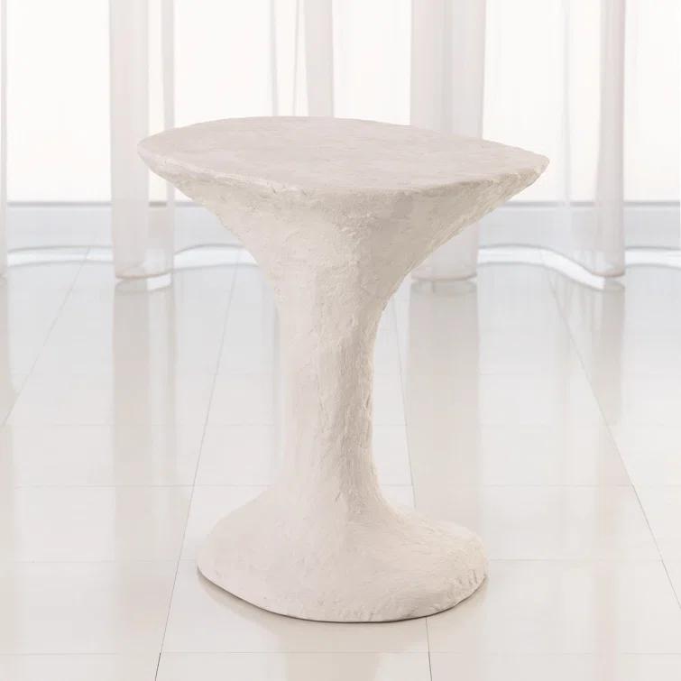 Studio A Home Primitive Accent Table-Soft White