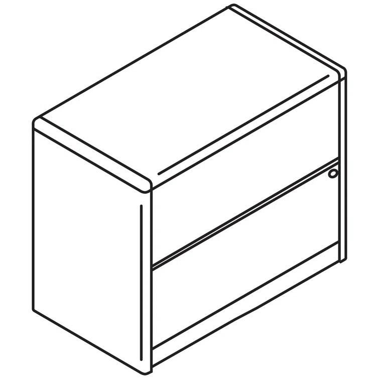 10500 Series 2-Drawer Lateral Filing Cabinet