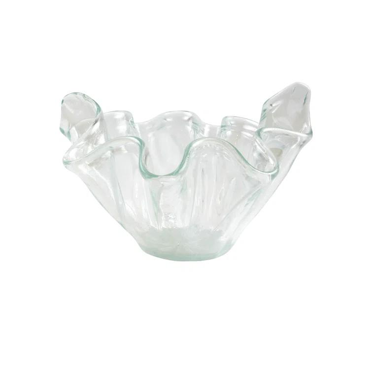 VIETRI Onda Handmade Glass Decorative Bowl 1