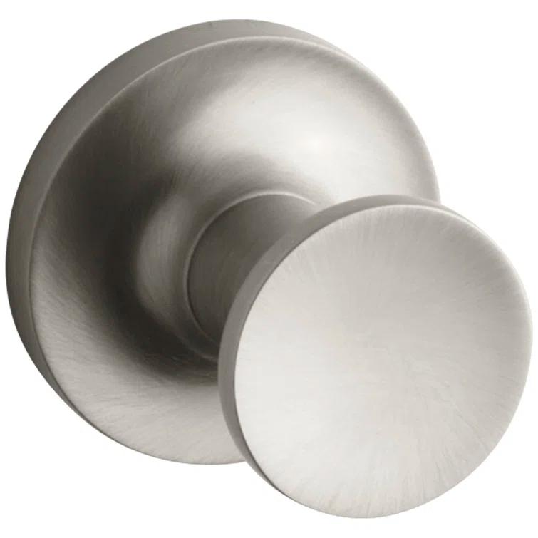 Purist® Wall Mounted Round Bathroom Robe Hook, Towel Hook, Clothing Hook