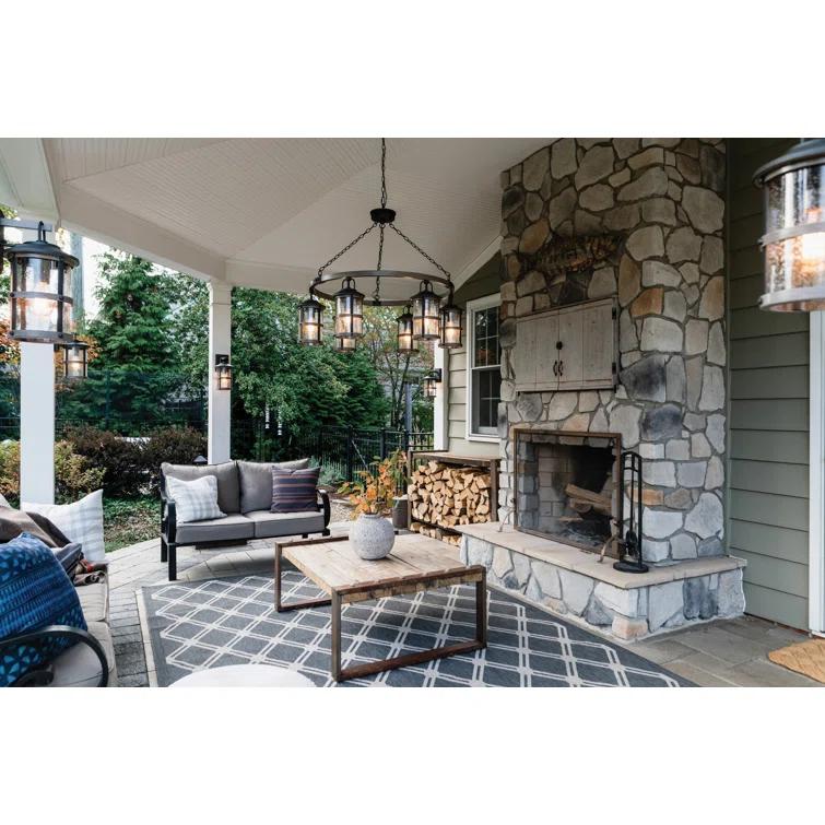 Hinkley Lakehouse Black 6 -Bulb 32" H Outdoor Chandelier