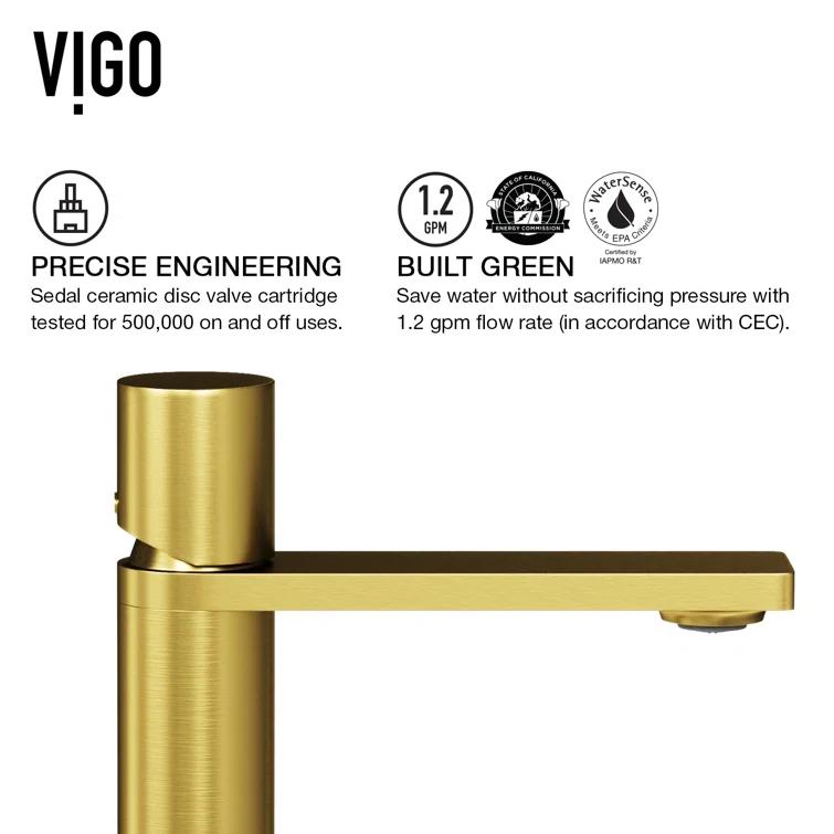 Halsey 7" H Single Handle Single Hole Bathroom Faucet