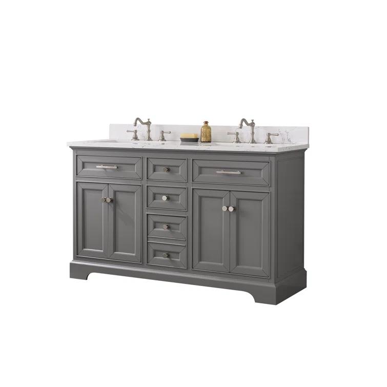 Thompson 54" Double Bathroom Vanity Set