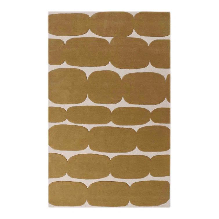 Brick Road Mustard Yellow/Ivory Rug