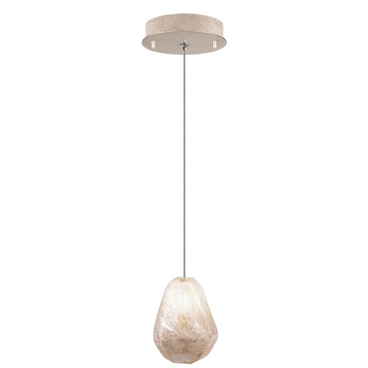 Fine Art Handcrafted Lighting Natural Inspirations 1 - Light Unique Geometric Pendant