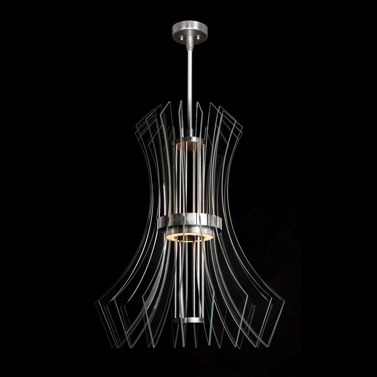 Fine Art Handcrafted Lighting Newton 3 - Light LED Unique/Statement Pendant