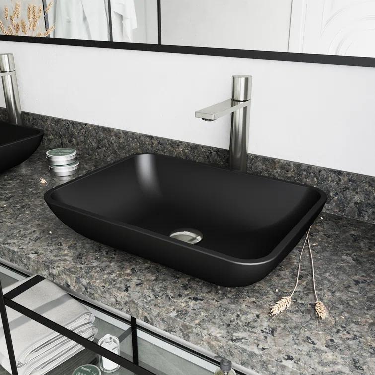Gotham 12" H Single Handle Vessel Sink Bathroom Faucet
