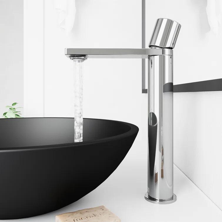 Gotham 12" H Single Handle Vessel Sink Bathroom Faucet