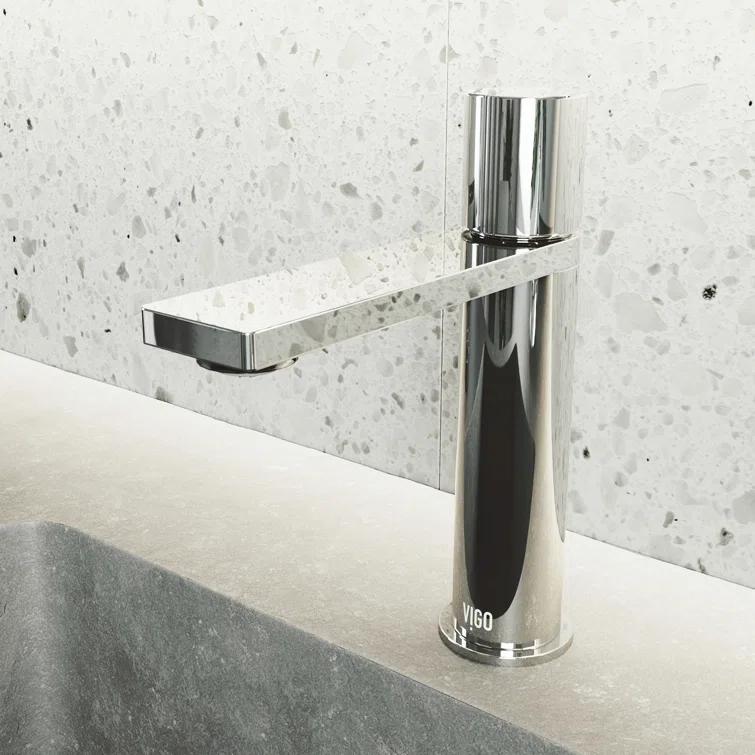 Halsey 7" H Single Handle Single Hole Bathroom Faucet