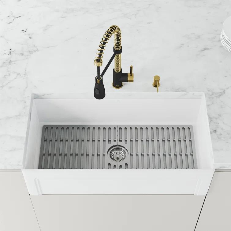 Brant EternalSeal Single Handle Pull-Down Kitchen Faucet with Dual Mode Sprayer