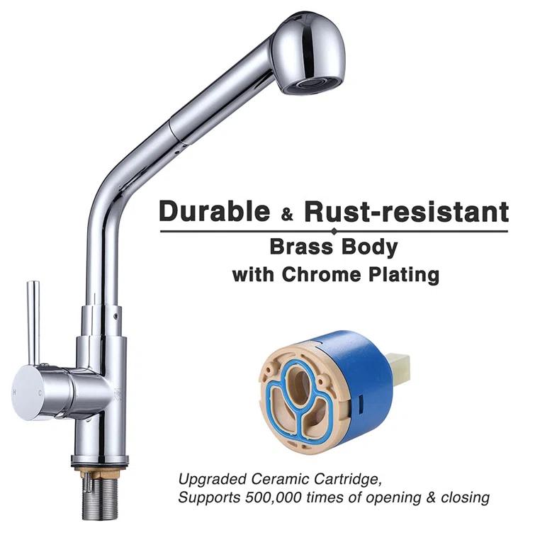 Aquaterior Pull Out Kitchen Faucet