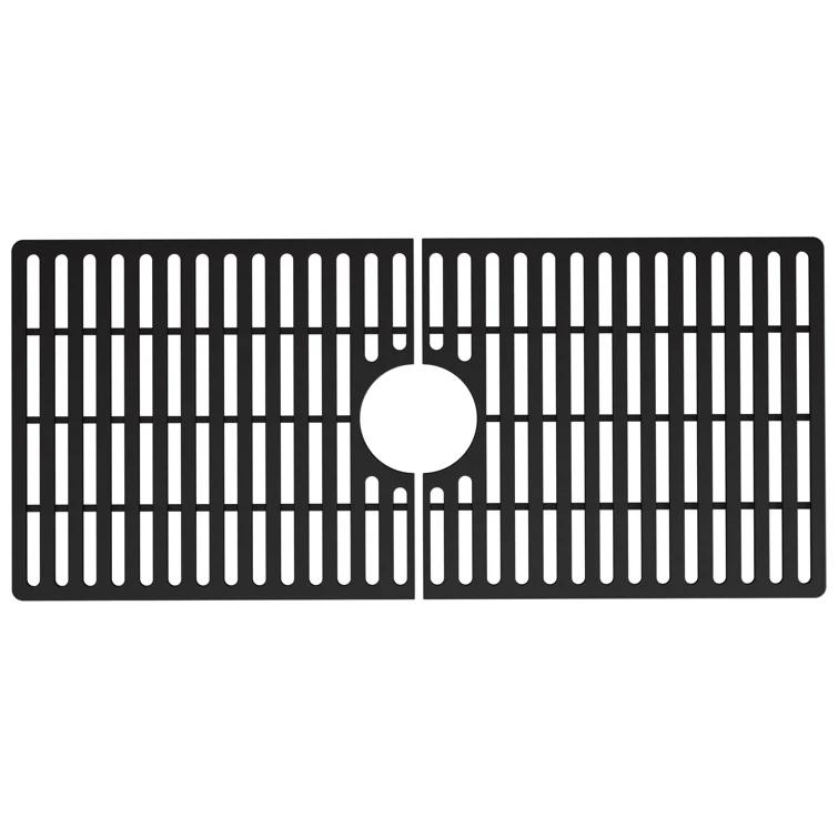 Silicone Grid VIGO Matte Stone 32" L x 15" W Bottom Sink Grid for 36 in. Single Bowl Kitchen Sink