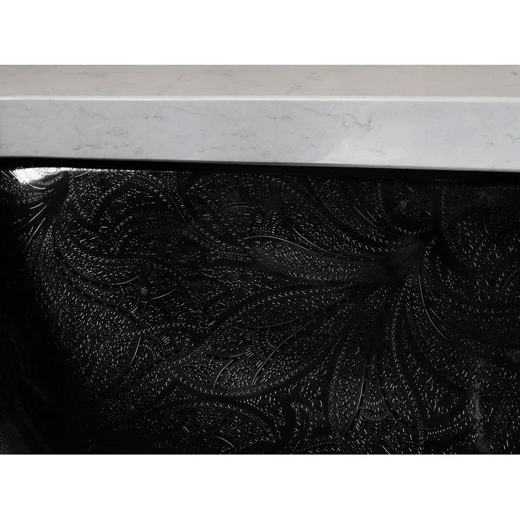 KOHLER Sartorial Paisley Caxton, ARTIST EDITIONS Rectangle Undermount Bathroom Sink