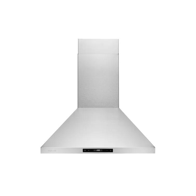 Hauslane 30" Stainless Steel 450 CFM Convertible Wall Range Hood with Baffle Filter
