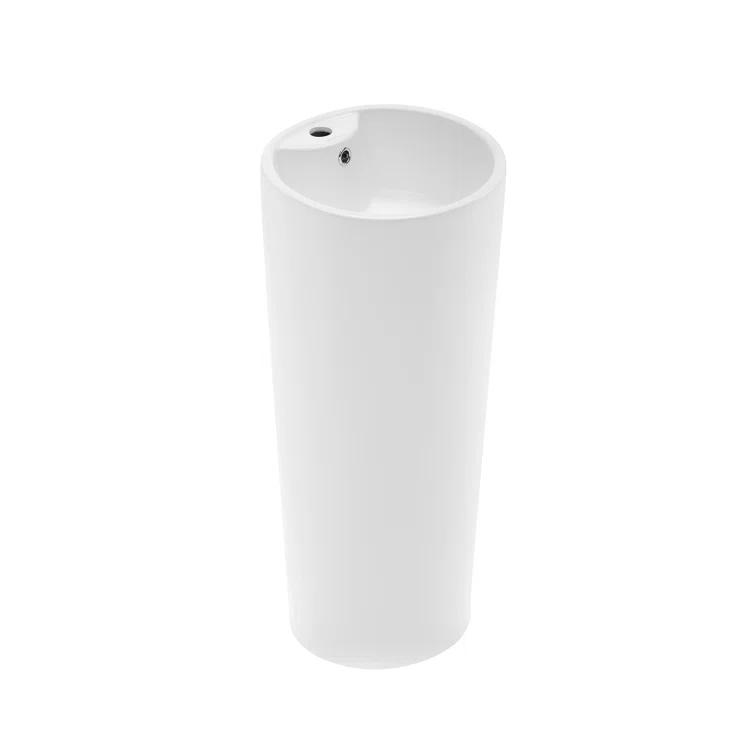 Monaco Circular Basin Pedestal Sink