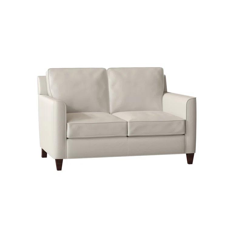 Yorba 54.5'' Leather Loveseat