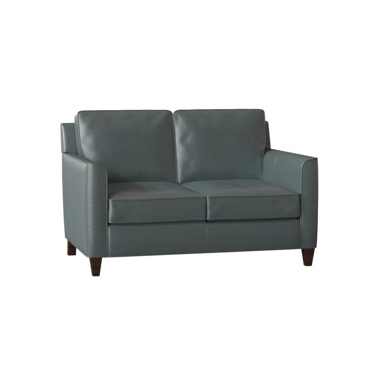 Yorba 54.5'' Leather Loveseat