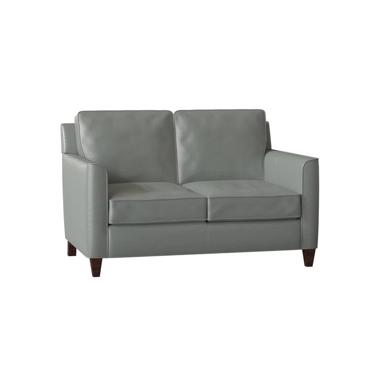 Yorba 54.5'' Leather Loveseat