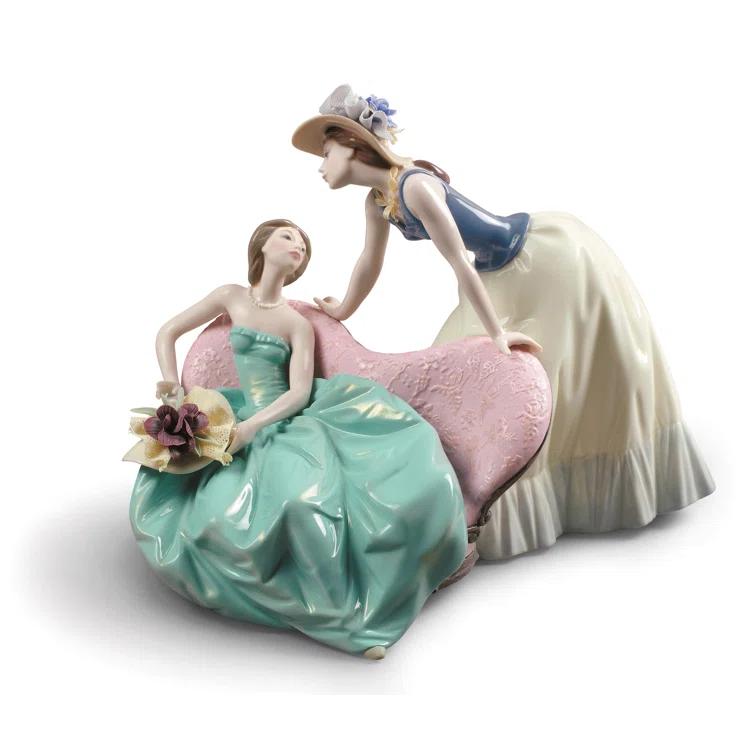 Lladro How Is the Party Going? Women Figurine