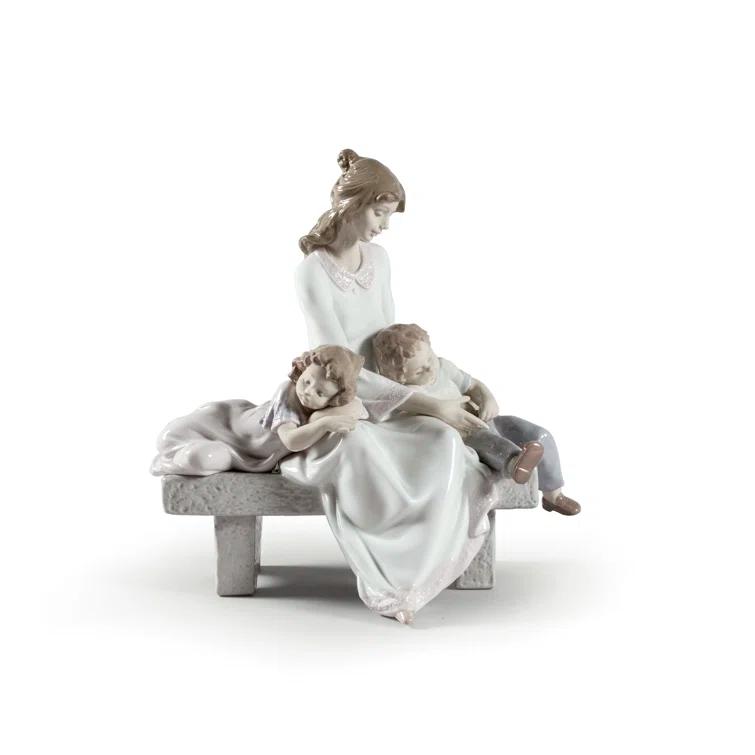 Pastel Gloss Porcelain 'Afternoon Nap' Figurine by Antonio Ramos
