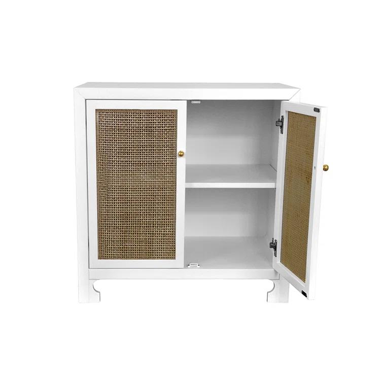 Worlds Away Alden Solid Wood Accent Cabinet