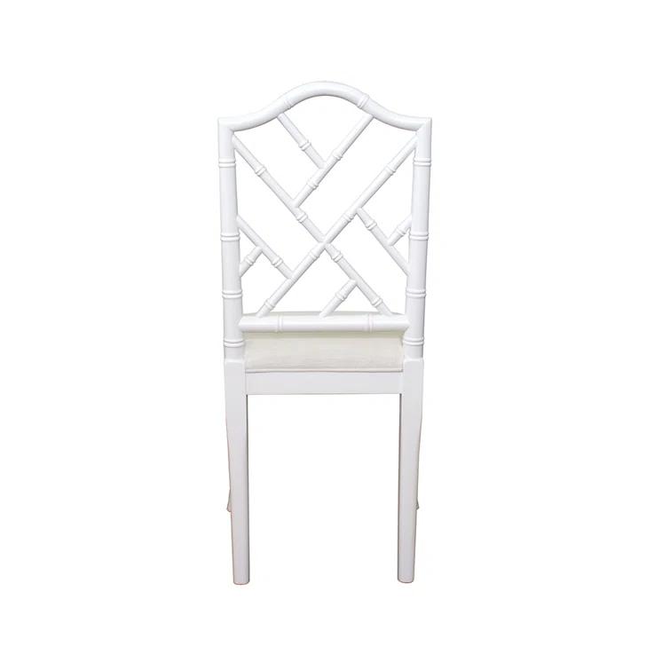 Fairfield 18.5'' H Linen Upholstered Oak Side Chair