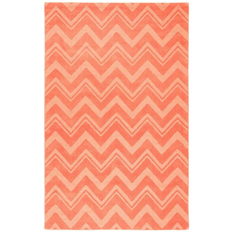 Nishi Hand Loomed Wool Chevron Rug