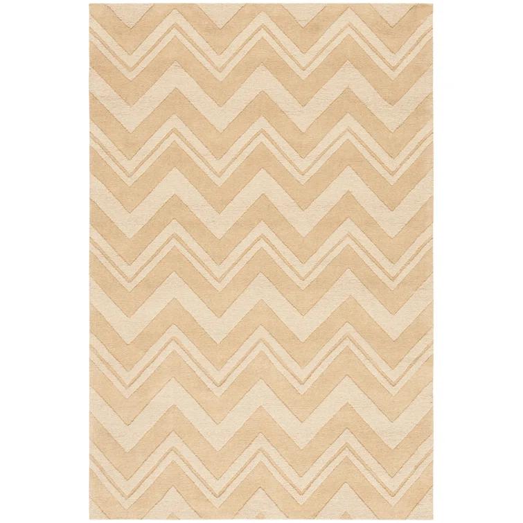 Nishi Hand Loomed Wool Chevron Rug