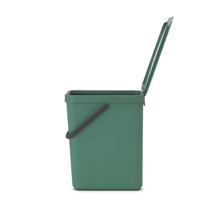 Brabantia Sort & Go Plastic Recycling Bin, 6.6 Gallon